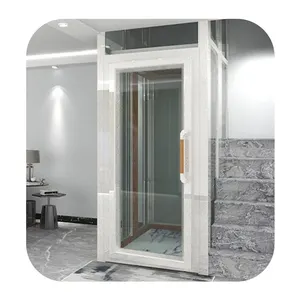 Residential Home Elevator Panoramic Glass Large Capacity Passenger Elevator Home Villa Elevator