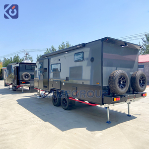 CAMPTRL Remorque de <span class=keywords><strong>camping</strong></span> personnalisable pour 4 personnes, en aluminium, tout-terrain, caravane, remorque de voyage pour le <span class=keywords><strong>camping</strong></span> hors route - Product Image 4