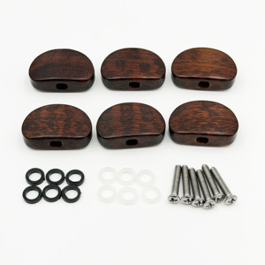 HIVE 6 件/套 顶级椭圆形蛇木吉他调音栓手柄 高品质吉他旋钮手柄 - Product Image 1