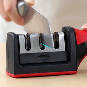 Afilador de Cuchillos de Cocina de Tres Etapas, Ligero, Rápido y Antideslizante, Herramienta Manual para Afilar, Accesorios de Cocina - Product Image 1