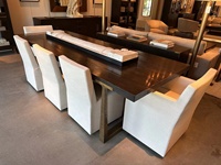 Ensemble de tables à manger en bois de haute qualité d'usine, ensembles de tables et de chaises personnalisés de luxe, utilisation en villa, appartement, restaurant