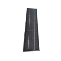 Technique avancée N IBC Cellule solaire Noir Blanc Couleur 188*485mm 18W 6.6V Mono Double Verre Panneau solaire Bandes de longueur 24.5%