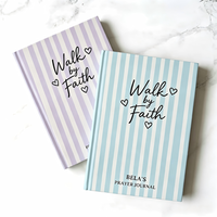 Journal de prière personnalisé avec logo sur mesure, papier épais, carnet de gratitude pour cadeau chrétien