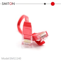 0.5m 1m 3m 5m 6m 10m 10G Rj45 Utp Cat6 Cat6a kabel jaringan Ethernet Patch kabel Lan Cat6 kabel Patch ramping uji berlalu