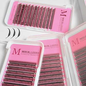 ขนตาปลอมแบบเปียก 0.07 มม. รุ่นใหม่ สไตล์มังงะ สำหรับคอสเพลย์ ขนตาแบบแหลม ต่อขนตาแบบแฮนด์เมด ขนตาแบบพัด ปริมาณมาก อุปกรณ์สำหรับแต่งหน้าสไตล์นางฟ้า - Product Image 4