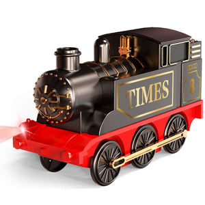 Buena calidad Popular niños niñas fricción potencia juguetes Retro tren Navidad niños tirar juguete tren hecho de plástico para niños - Product Image 2