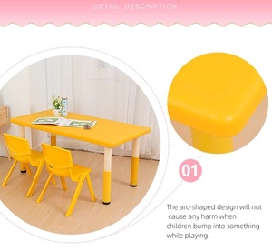 Juego <span class=keywords><strong>de</strong></span> Mesas y Sillas para Jardín <span class=keywords><strong>de</strong></span> Infancia, <span class=keywords><strong>de</strong></span> Plástico Ecológico, Plegables, para Uso Infantil - Product Image 6