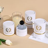 Emballage personnalisé en tube de papier cartonné rond écologique pour parfum et parfum d'ambiance