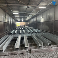 Centre commercial préfabriqué à ossature en acier léger, bâtiment en acier rouge Q355, service complet