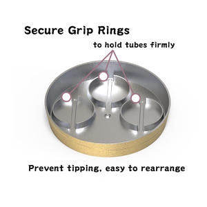 Caja de regalo de tubo de Orquídea de oro rosa, conjunto de tubo Floral ABS galvanizado para Navidad, Acción de Gracias y regalos de boda - Product Image 4