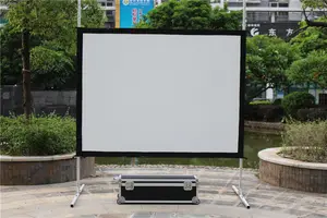 TELON SCREEN 250inch 16:9 16:10 Fast Folding Best Buy Projection Screen Outdoor High Quality Portable Projector Screen