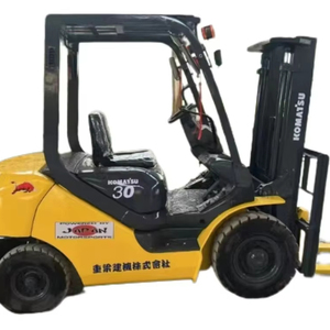 Prix bas de seconde main Komatsu 30 Mini chariot élévateur diesel Original japon 3 tonnes poids utilisé chariot élévateur à Combustion interne - Product Image 1