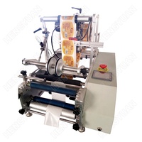 HYT-100 semi-automatique pour étiqueteuse de bouteilles rondes | Applicateur d'étiquettes autocollantes à colle non sèche | HENGYUAN