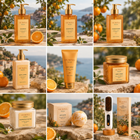 Nouveau design Lisseur électrique Crème lotion orange Exfoliante Hydratante Cadeau idéal pour la fête des Mères Coffret cadeau de bain et spa