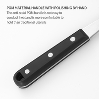 Spatule à plaque chauffante en acier inoxydable tourneur à crêpes Hamburger Smasher tourneur grattoir lasagne tourneur serveur