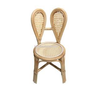 Silla Infantil de Ratán Hecha a Mano para Decoración de Fiestas de Cumpleaños, Muebles de Asiento Infantiles de Mimbre Duraderos para Eventos en Interiores y Exteriores - Product Image 2