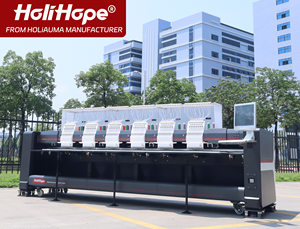 Máquina de Bordar Computarizada Industrial Holiauma Holihope de <span class=keywords><strong>6</strong></span> Cabezales y 15 Agujas para Gorras, Sombreros y Camisetas - Product Image 2