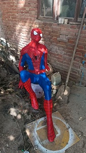 Scultura in Resina a Grandezza Naturale degli Avengers: Spider-Man, <span class=keywords><strong>Hulk</strong></span>, Iron Man, Arte Creativa da Interno, Eroi Cinematografici Dipinti a Mano, Oggetto da Collezione - Product Image 6