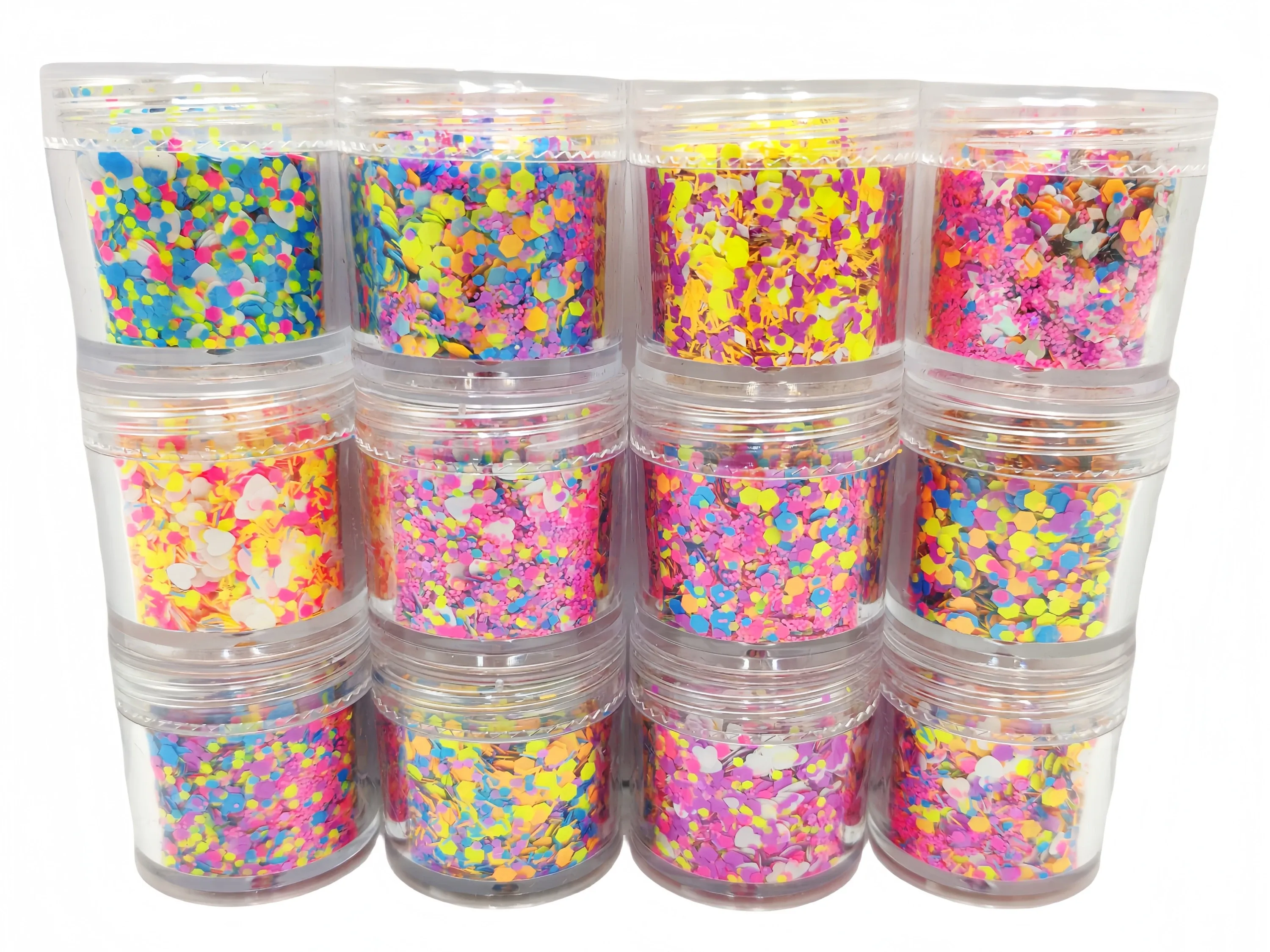 12 สี แต่ละสี 1 กระปุก