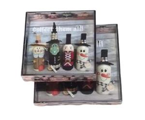 Plateau de service en bois laqué imprimé, le plus vendu en Inde, prix de gros, pour fêtes de Noël - Product Image 1