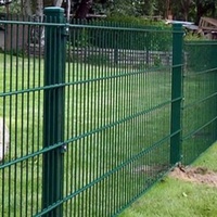 Clôture à double fil 868 656 avec double rail, haute résistance, pour la sécurité périmétrique des cours, avec service de modélisation 3D
