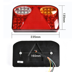 Accessoires automobiles Éclairage supplémentaire 12v24vled Feux de travail pour remorque Feux d'avertissement blancs, rouges, jaunes Feux arrière de camion - Product Image 1