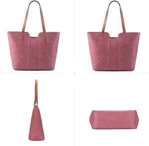 Plain Eco-Friendly <b>Waterproof</b> Tote <b>Bags</b> Women Gothic Purses Handbags Top Handle Satchel PU Leather Comfortable Sturdy Zippered - Product Image 4