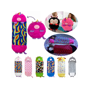 Sac de Couchage Unisexe en Coton avec Logo Brodé Personnalisé et Animal de Bande Dessinée, Remplissage PP Cadeau pour Enfants, Nouveau Design, Oreiller Inclus - Product Image 1