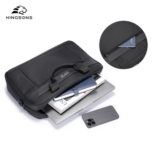Logo personalizzato nuovo <span class=keywords><strong>Designer</strong></span> di grandi dimensioni portatili da uomo di lusso a spalla impermeabile Business Office valigetta borsa per Laptop per uomo - Product Image 4