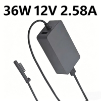 Chargeur d'ordinateur 36W Microsoft 12v2.58a Adaptateur pour ordinateur portable Surface Pro 3/4/5 Chargeur secteur