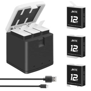 JHTC Endurance Cargador de Batería 1800MAH para <span class=keywords><strong>Gopro</strong></span> <span class=keywords><strong>Hero</strong></span> 12 <span class=keywords><strong>11</strong></span> 10 9 Baterías Accesorios - Product Image 2