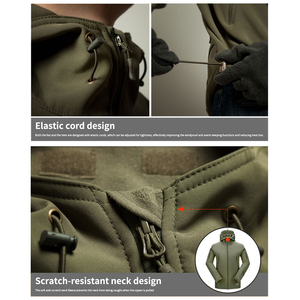 เสื้อกันลมกันหนาวมีฮู้ดสำหรับผู้ชายเสื้อกันลมกันหนาวกันน้ำ - Product Image 2