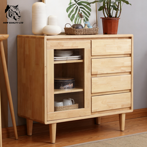 Vente directe d'usine, prix bas, OEM ODM, en stock, prêt à être expédié, buffet, meubles de salle à manger de nouvelle conception, armoire de cuisine en bois - Product Image 1