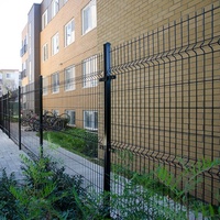 Aangepaste Hoge Kwaliteit Outdoor Tuin 3d Metalen Gebogen Gelaste Gaas Hek Voor Hek Paneel Pvc Hek