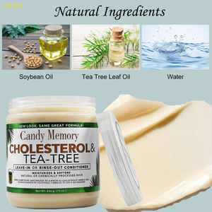 Après-shampoing sans rinçage à l'arbre à thé biologique professionnel Réparation en profondeur pour les cheveux abîmés Soins pour tous les types de cheveux - Product Image 3