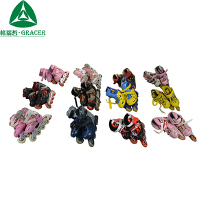รองเท้าสเก็ตอินไลน์เด็ก Gracer ปรับขนาดได้ สีสันสดใส สำหรับกีฬากลางแจ้ง - Product Image 5