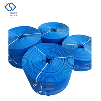 Tuyau d'irrigation plat en PVC de 10 pouces, moulé sur mesure, haute pression, durable, anti-UV, léger, flexible, certifié ISO9001