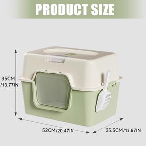 Wholesale Fully Enclosed Detachable <b>Cat</b> Toilet Large <b>Cat</b> <b>Litter</b> <b>Box</b> With Shovel - Product Image 5