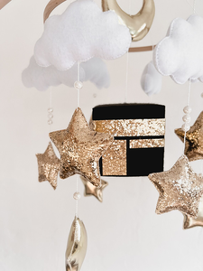 Literie suspendue musicale 0 à <span class=keywords><strong>12</strong></span> cadeaux islamiques cube coran musulman bébé feutre mobile pour enfants Kaaba - Product Image 2