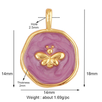 Aile d'ange Flash Bolt Moon Star Heart Enamel Attachment for Necklace Bracelet Earring,Handy Craft Jewelry Supply Wholesale K07