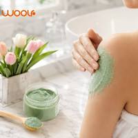 130ml Lulur Kopi Stroberi Pengelupas Kulit Melembapkan Scrub Tubuh Buah Garam Laut Perawatan Kulit Tubuh