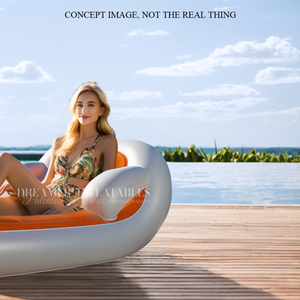 Nuovo <span class=keywords><strong>Design</strong></span> Lettino Gonfiabile da Piscina Sdraio Galleggiante da Spiaggia Materassino ad Acqua per Adulti - Product Image 3