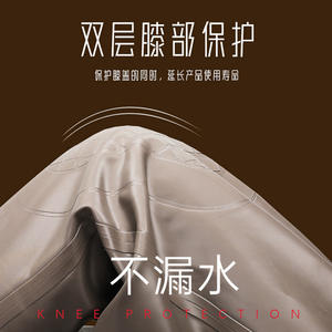 Pantalones de Pesca Impermeables para Hombre, de una Pieza, con Botas Reforzadas Antideslizantes e Inodoras para Deportes de Pesca - Product Image 4