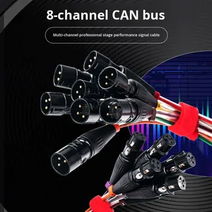 Câble multipaire XLR 8 canaux pour <span class=keywords><strong>audio</strong></span> professionnel, avec noyau OFC et connecteurs de type Neutrik pour scène et studio - Product Image 2