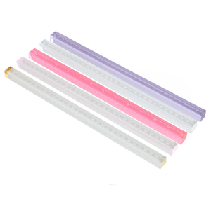 Juego de Accesorios de Escritorio con Regla Acrílica de Forma Personalizada, Regla Transparente de Acrílico para Estudiantes, Oficina y Escuela - Product Image 3