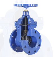 Vanne à guillotine en fonte ductile à étanchéité souple à tige non montante GGG50 PN10 PN16 Z45X, extrémité à bride, pression de service 16 bar 25 bar