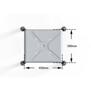 Asiento de Taburete de bañera de pies antideslizantes con marco de aluminio de altura ajustable para personas mayores discapacitadas - Product Image 3