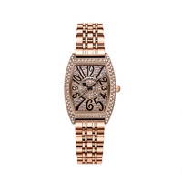 Coffret cadeau Wag Full Baby's Breath, ensemble de montres pour femme, bracelet en acier inoxydable, mouvement à quartz, étanche 10 mm