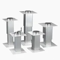 Colonne de levage réglable en hauteur Hoodland IPT1100 350 mm, DC24V 2250N, aimant permanent pour table basse, modification de camping-car