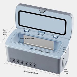Hypoglycemic <b>Freezer</b> Insulin Refrigerator Large Milliampere Portable Hypoglycemic Refrigerator Thermostat Refrigerator - Product Image 4